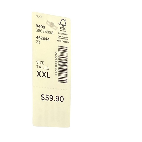 Hyba Women's Leggings XXL Charcoal Gray French Terry Legging - Picture 7 of 12